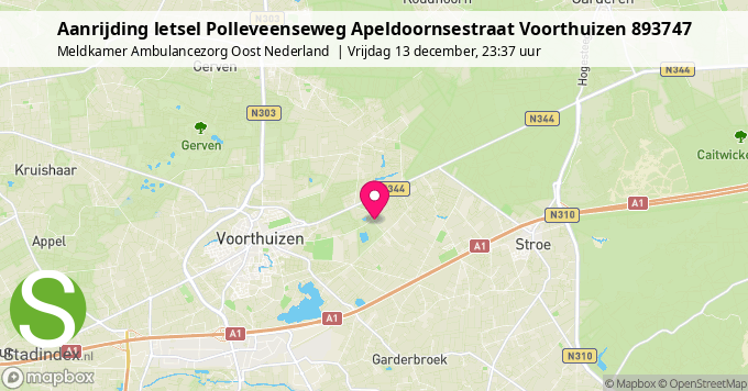 Aanrijding letsel Polleveenseweg Apeldoornsestraat Voorthuizen 893747