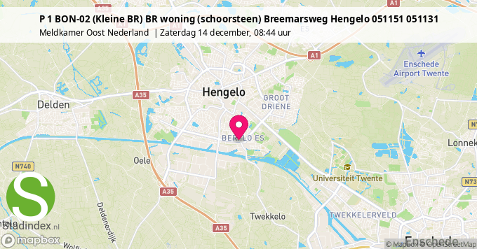 P 1 BON-02 (Kleine BR) BR woning (schoorsteen) Breemarsweg Hengelo 051151 051131