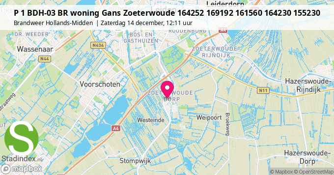 P 1 BDH-03 BR woning Gans Zoeterwoude 164252 169192 161560 164230 155230