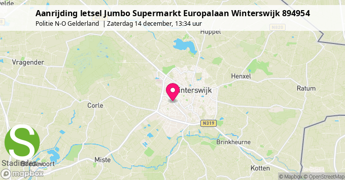 Aanrijding letsel Jumbo Supermarkt Europalaan Winterswijk 894954