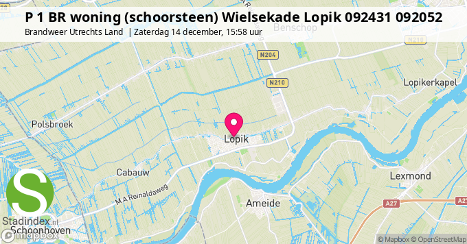 P 1 BR woning (schoorsteen) Wielsekade Lopik 092431 092052