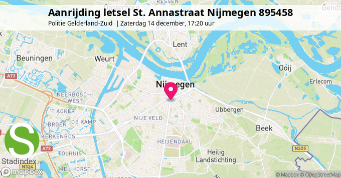 Aanrijding letsel St. Annastraat Nijmegen 895458