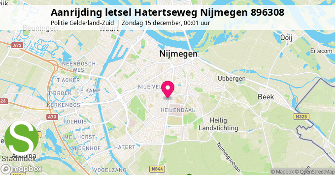 Aanrijding letsel Hatertseweg Nijmegen 896308