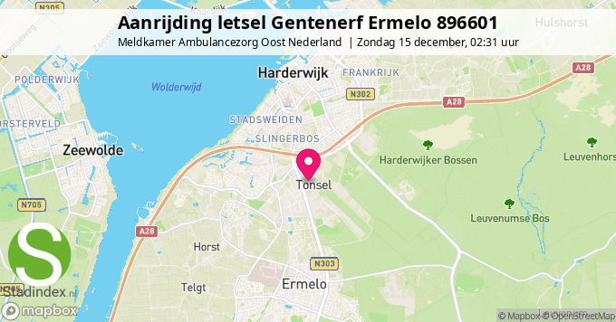 Aanrijding letsel Gentenerf Ermelo 896601