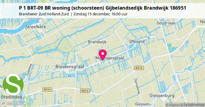 P 1 BRT-09 BR woning (schoorsteen) Gijbelandsedijk Brandwijk 186951