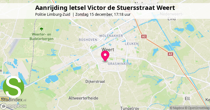 Aanrijding letsel Victor de Stuersstraat Weert