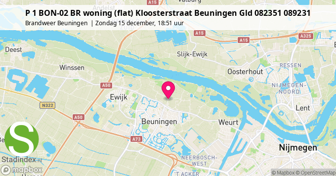 P 1 BON-02 BR woning (flat) Kloosterstraat Beuningen Gld 082351 089231