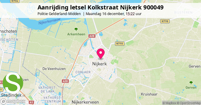 Aanrijding letsel Kolkstraat Nijkerk 900049