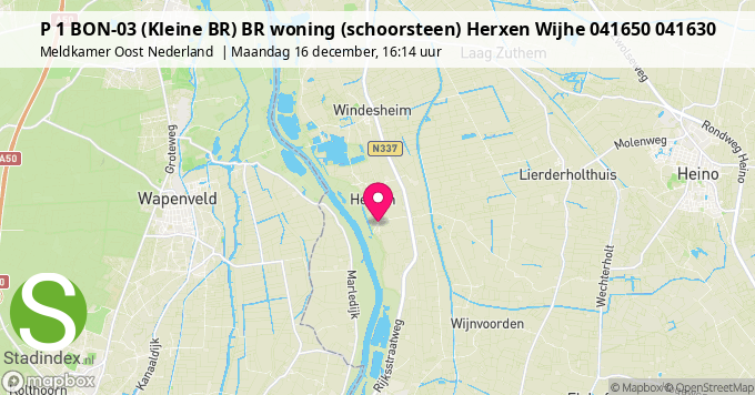 P 1 BON-03 (Kleine BR) BR woning (schoorsteen) Herxen Wijhe 041650 041630