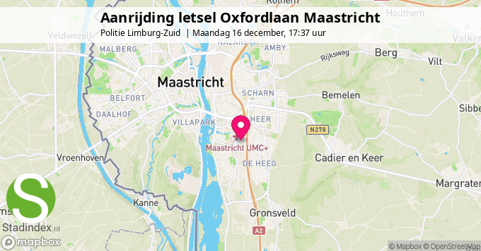 Aanrijding letsel Oxfordlaan Maastricht