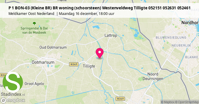 P 1 BON-03 (Kleine BR) BR woning (schoorsteen) Westenveldweg Tilligte 052151 052631 052461