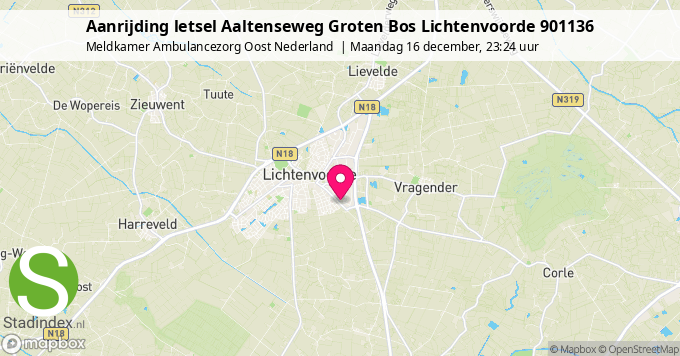 Aanrijding letsel Aaltenseweg Groten Bos Lichtenvoorde 901136