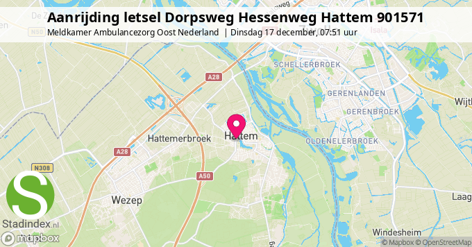 Aanrijding letsel Dorpsweg Hessenweg Hattem 901571