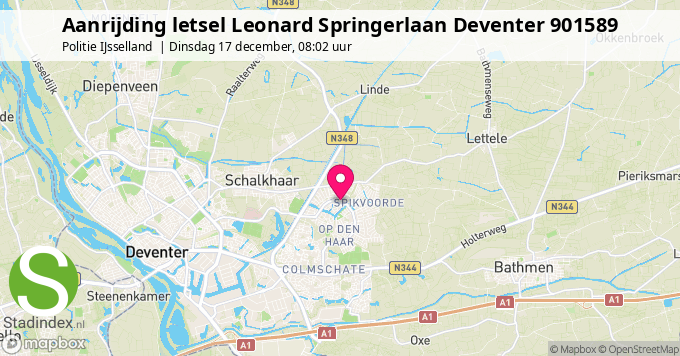 Aanrijding letsel Leonard Springerlaan Deventer 901589