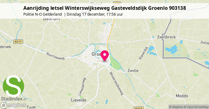 Aanrijding letsel Winterswijkseweg Gasteveldsdijk Groenlo 903138