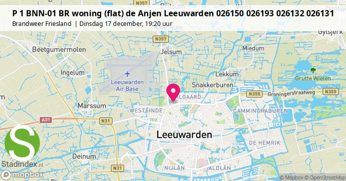 P 1 BNN-01 BR woning (flat) de Anjen Leeuwarden 026150 026193 026132 026131