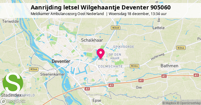 Aanrijding letsel Wilgehaantje Deventer 905060