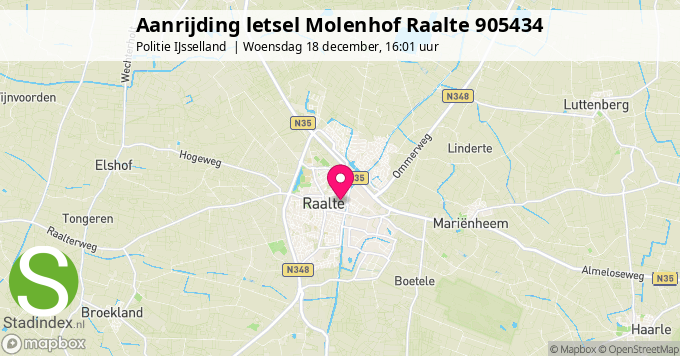 Aanrijding letsel Molenhof Raalte 905434