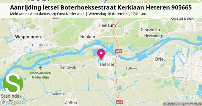 Aanrijding letsel Boterhoeksestraat Kerklaan Heteren 905665