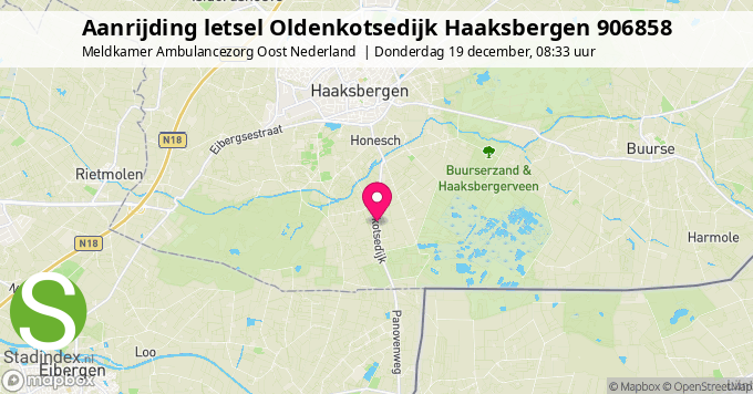 Aanrijding letsel Oldenkotsedijk Haaksbergen 906858