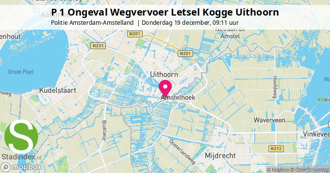 P 1 Ongeval Wegvervoer Letsel Kogge Uithoorn