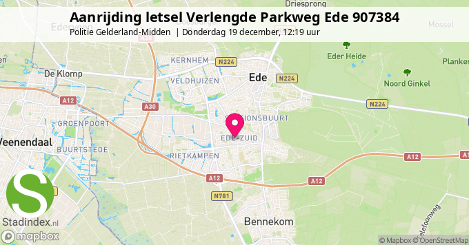 Aanrijding letsel Verlengde Parkweg Ede 907384