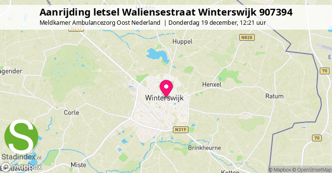 Aanrijding letsel Waliensestraat Winterswijk 907394