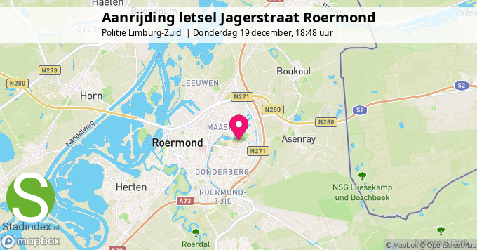 Aanrijding letsel Jagerstraat Roermond