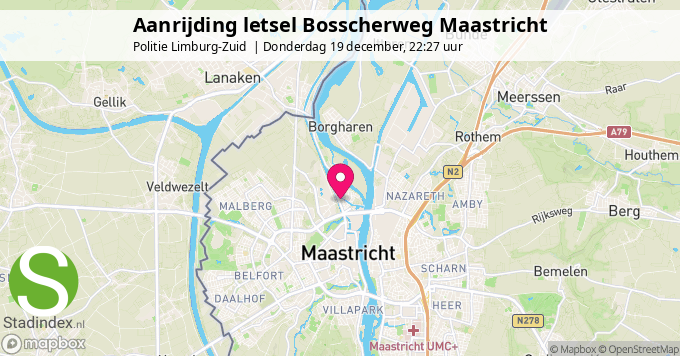 Aanrijding letsel Bosscherweg Maastricht