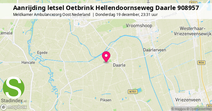 Aanrijding letsel Oetbrink Hellendoornseweg Daarle 908957