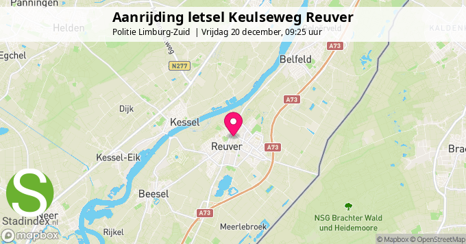 Aanrijding letsel Keulseweg Reuver