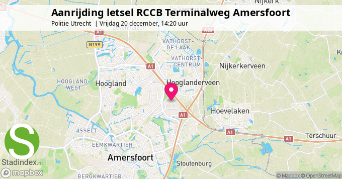 Aanrijding letsel RCCB Terminalweg Amersfoort