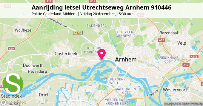 Aanrijding letsel Utrechtseweg Arnhem 910446