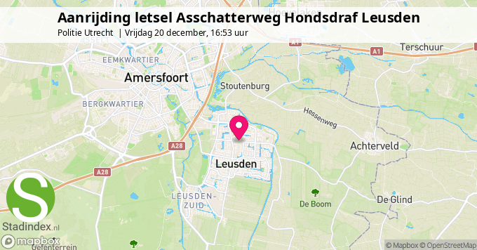 Aanrijding letsel Asschatterweg Hondsdraf Leusden