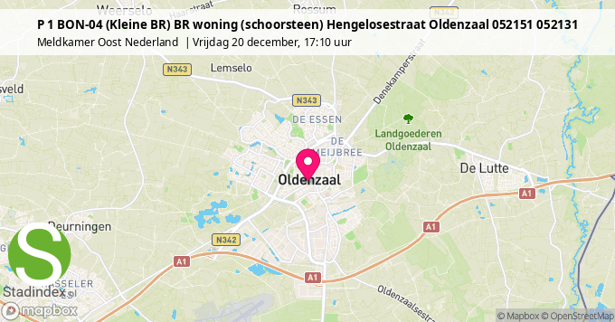 P 1 BON-04 (Kleine BR) BR woning (schoorsteen) Hengelosestraat Oldenzaal 052151 052131