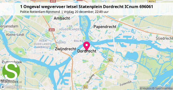 1 Ongeval wegvervoer letsel Statenplein Dordrecht ICnum 696061