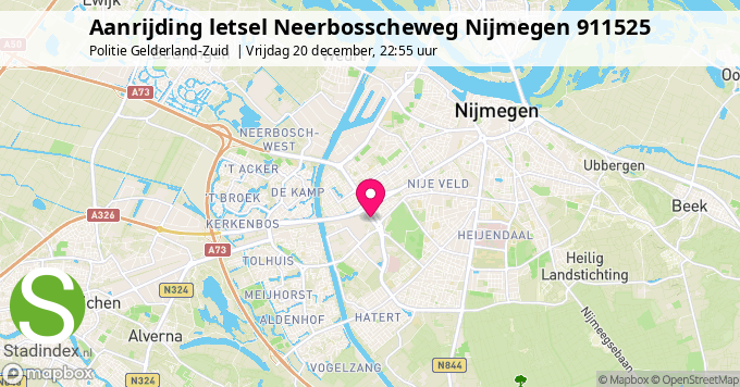 Aanrijding letsel Neerbosscheweg Nijmegen 911525