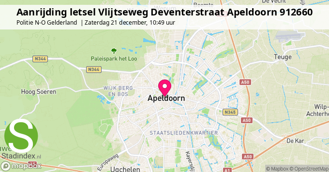 Aanrijding letsel Vlijtseweg Deventerstraat Apeldoorn 912660