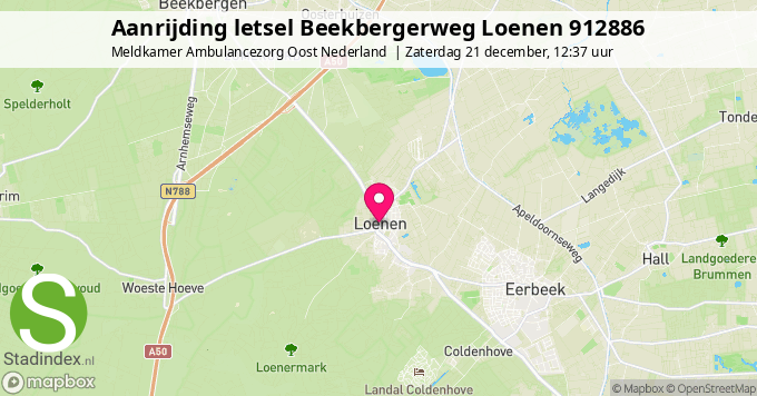 Aanrijding letsel Beekbergerweg Loenen 912886