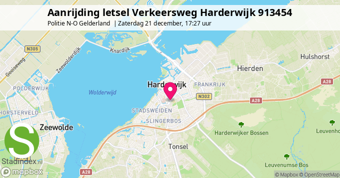 Aanrijding letsel Verkeersweg Harderwijk 913454