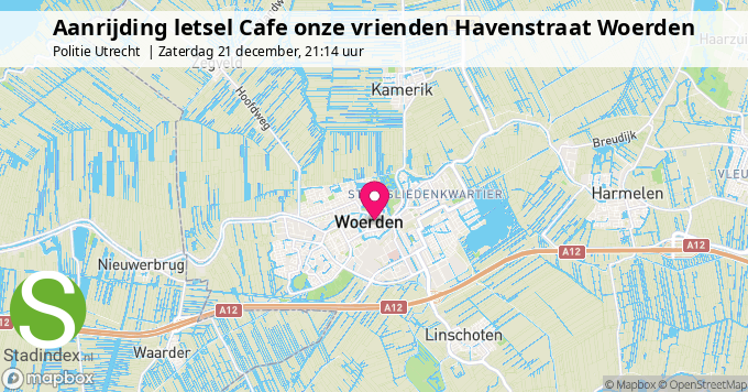 Aanrijding letsel Cafe onze vrienden Havenstraat Woerden