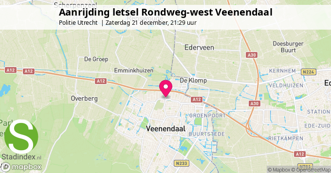 Aanrijding letsel Rondweg-west Veenendaal