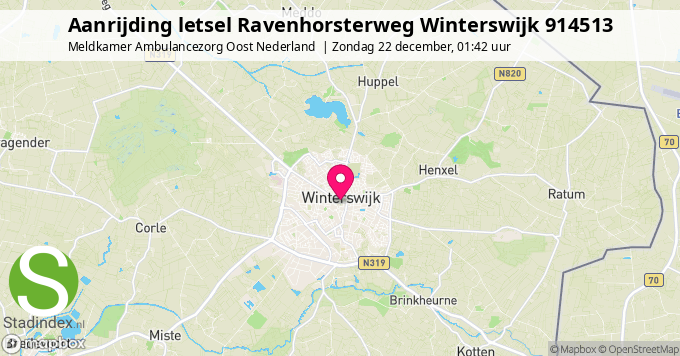 Aanrijding letsel Ravenhorsterweg Winterswijk 914513