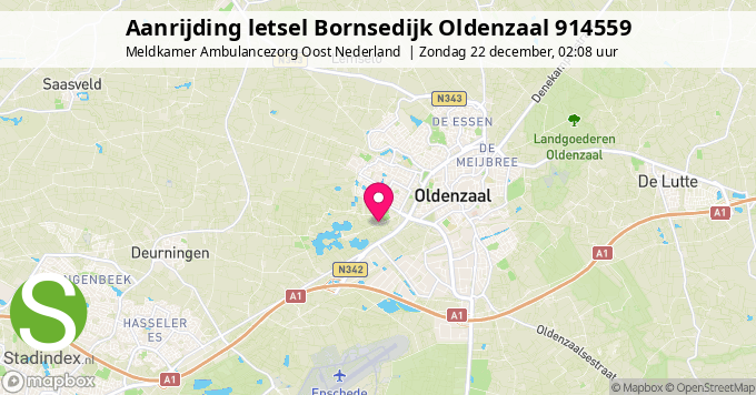 Aanrijding letsel Bornsedijk Oldenzaal 914559