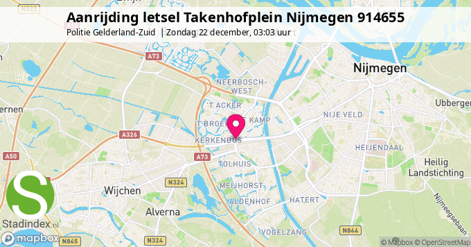 Aanrijding letsel Takenhofplein Nijmegen 914655