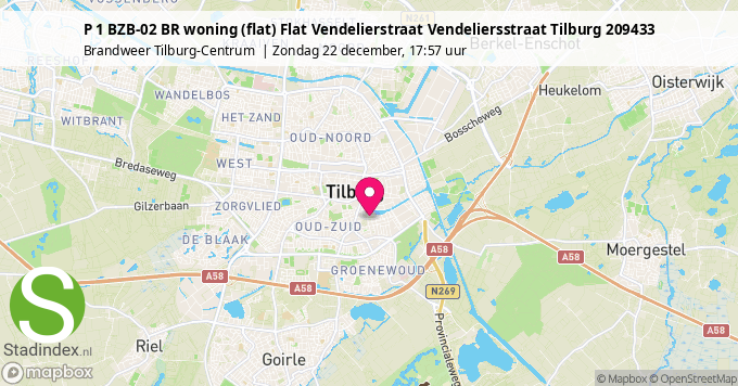 P 1 BZB-02 BR woning (flat) Flat Vendelierstraat Vendeliersstraat Tilburg 209433