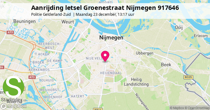 Aanrijding letsel Groenestraat Nijmegen 917646