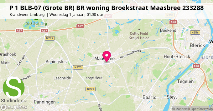 P 1 BLB-07 (Grote BR) BR woning Broekstraat Maasbree 233288