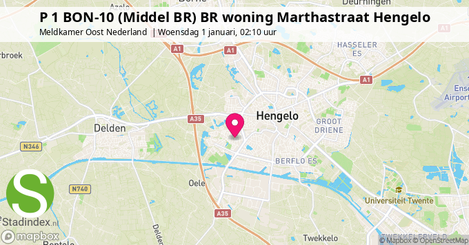 P 1 BON-10 (Middel BR) BR woning Marthastraat Hengelo