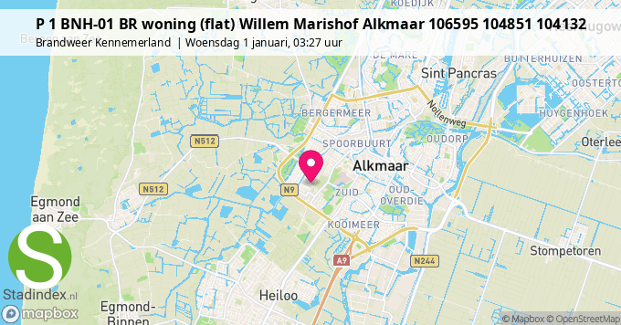 P 1 BNH-01 BR woning (flat) Willem Marishof Alkmaar 106595 104851 104132